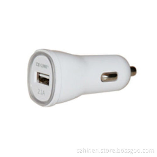 Car Charger with 5V/2.1A Output